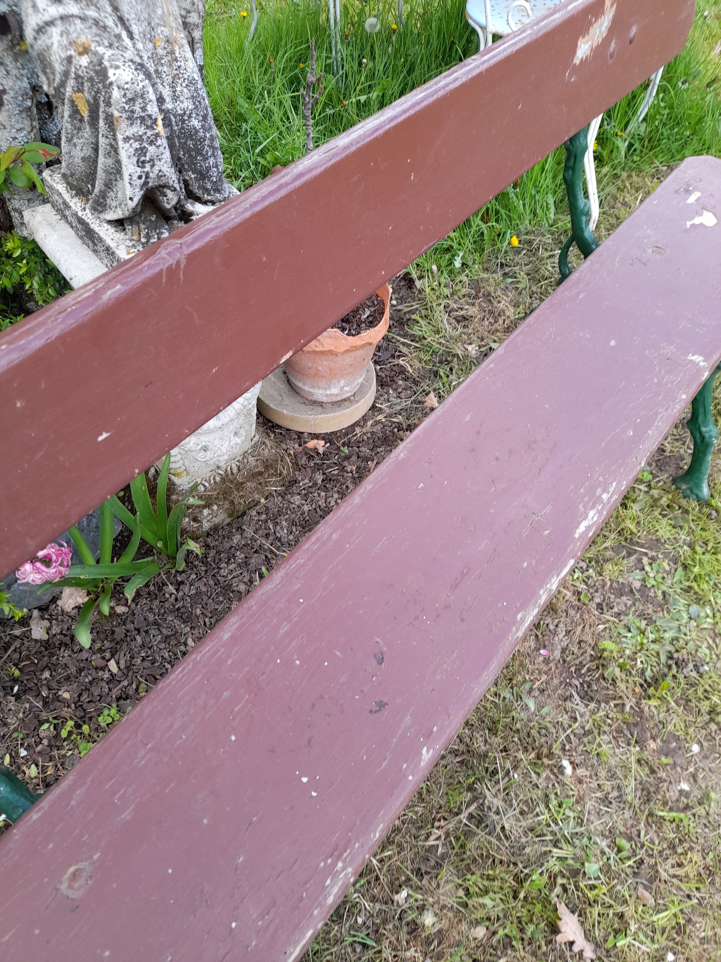 Cast-iron garden bench 1900