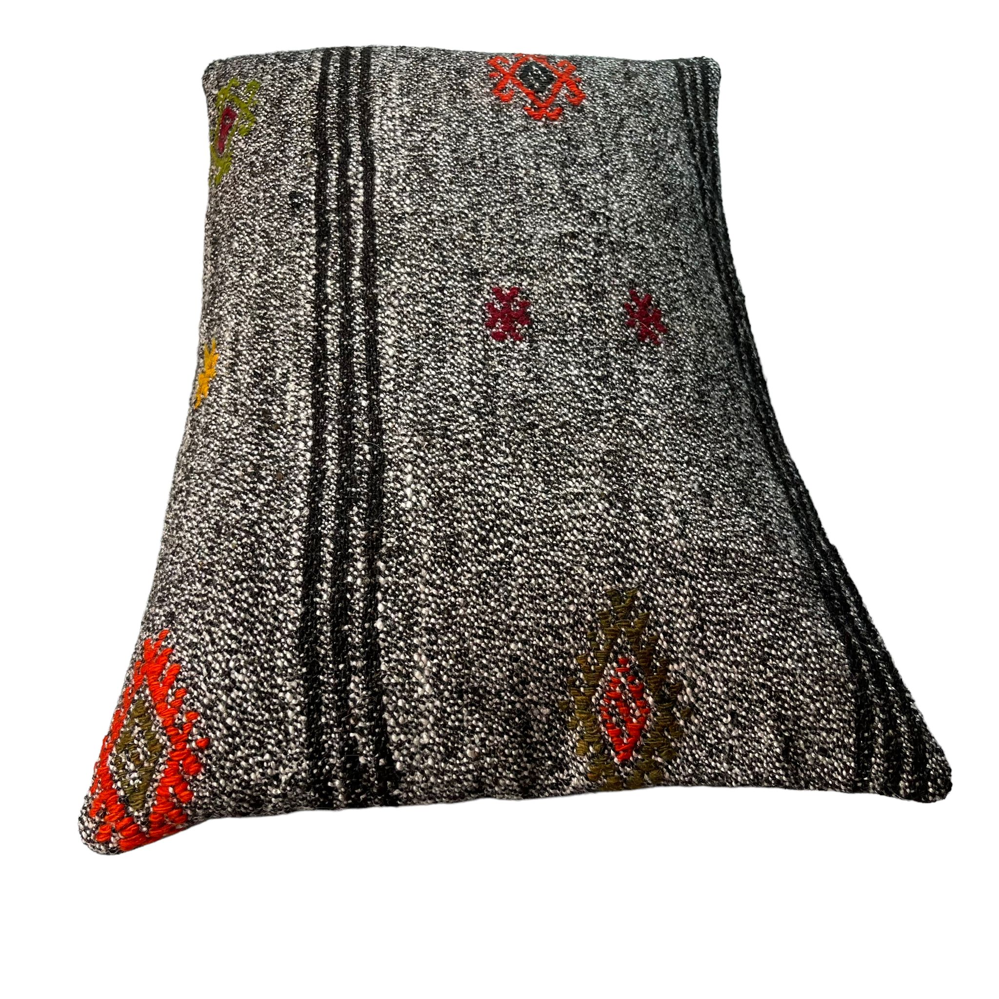 Housse de coussin vintage turque faite à la main, 40 x 60 cm
