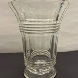 Vintage molded glass vase