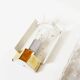 Pair of wall lamps in brass & glass by Doria Leuchten