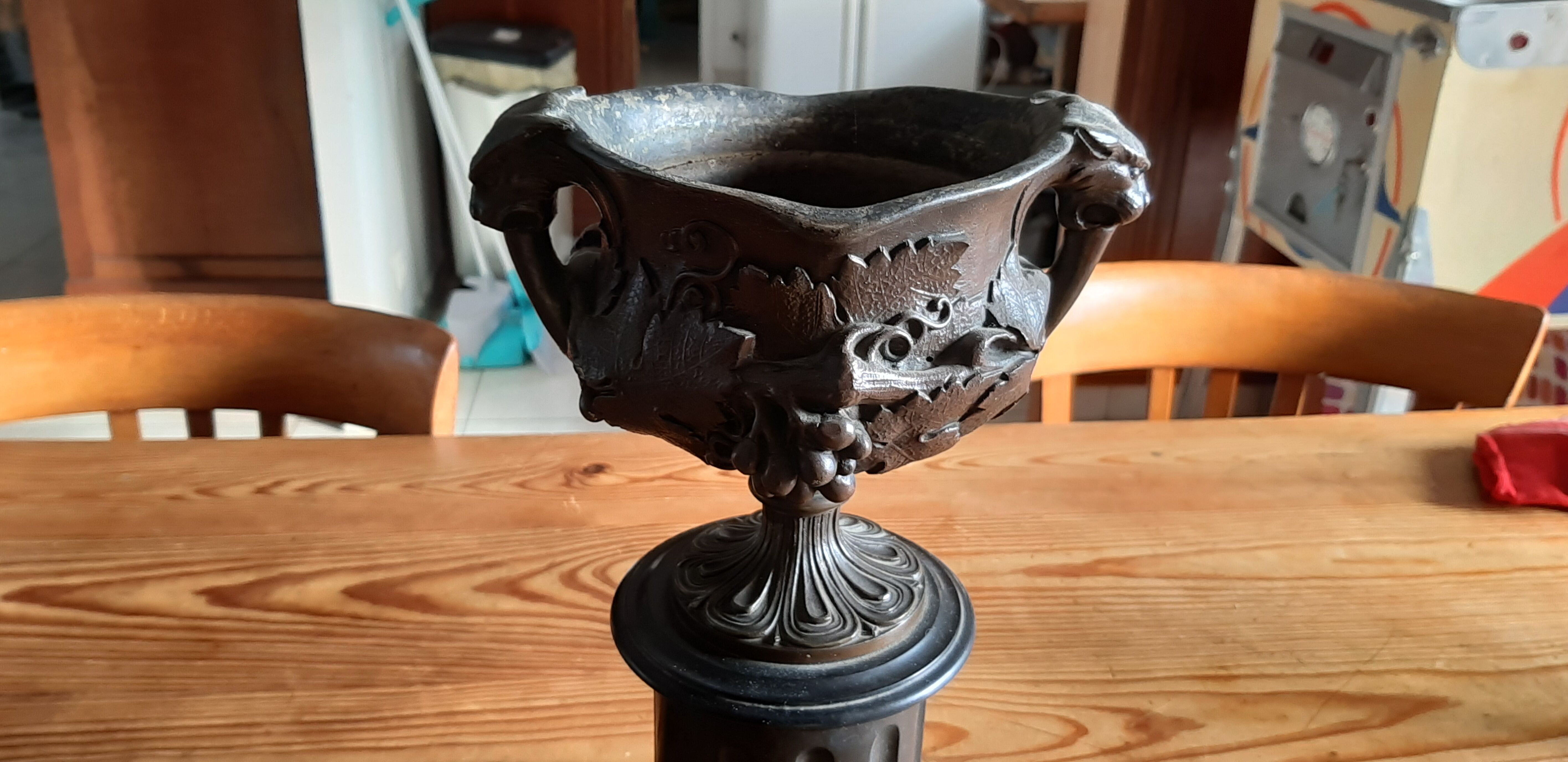 Cassolette Bronze and Marble