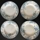13 deep plates Terre de fer Cyclamens Louis Graves