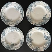 13 deep plates Terre de fer Cyclamens Louis Graves