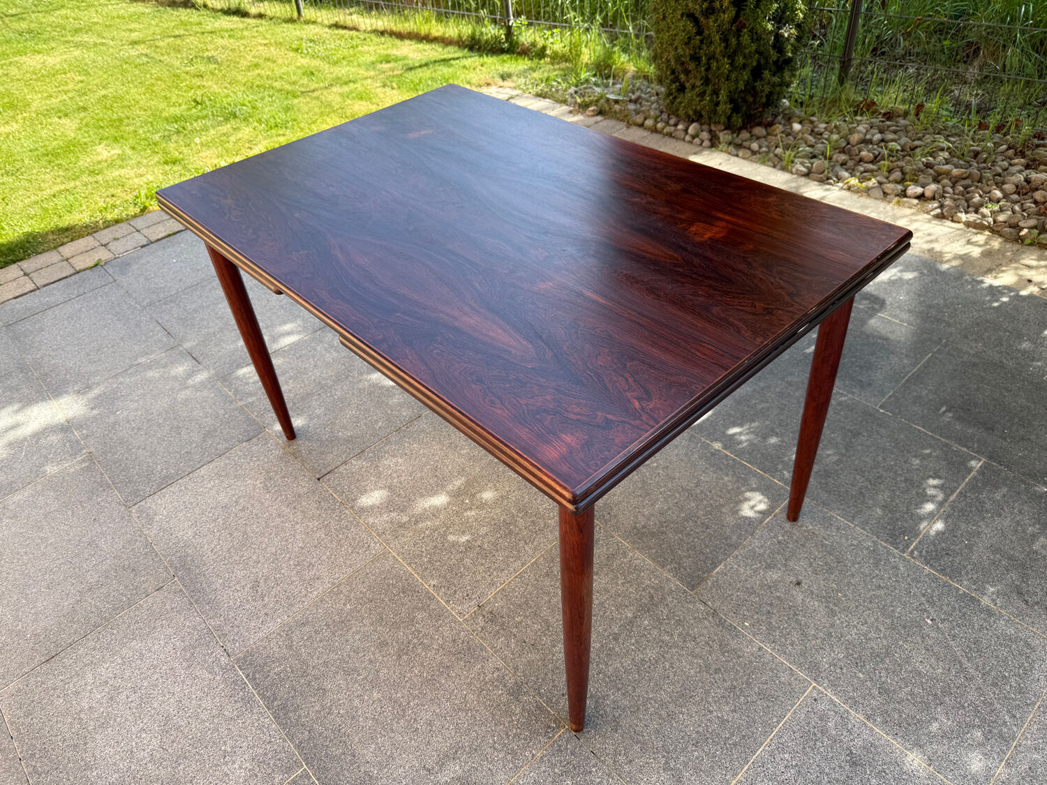 Scandinavian dining table rosewood 1960s