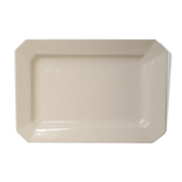 Large white rectangular dish Luneville France