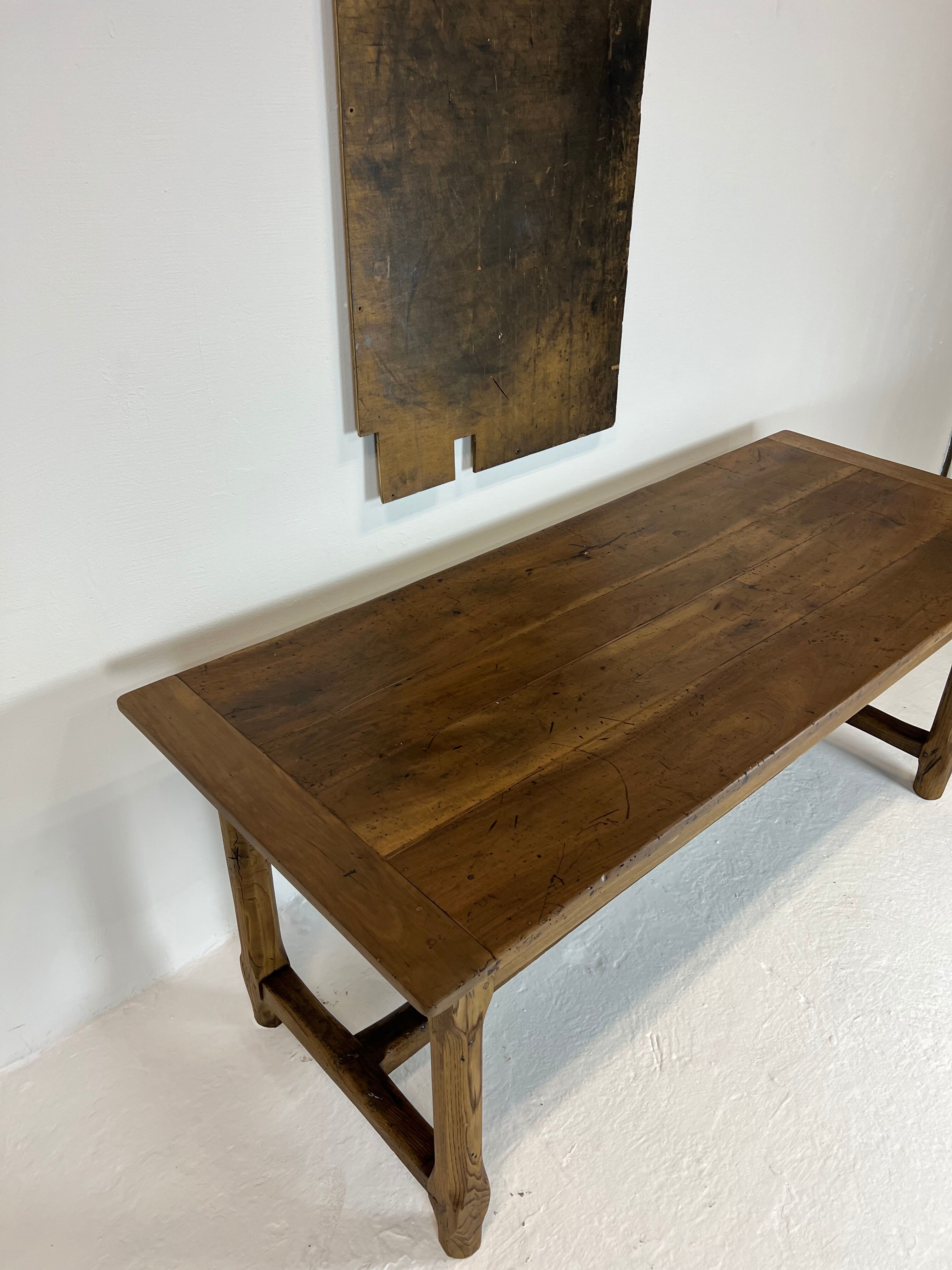 Old oak farmhouse table, 20s