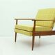 American ash wood easy chair, 1950s