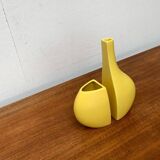 Set of 2 minimalist postmodern Italian vases by Bel Mondo, 1980s.