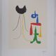 Joan Miró: Surrealist Couple, signed lithograph