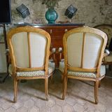 Fauteuils cabriolet Louis XV