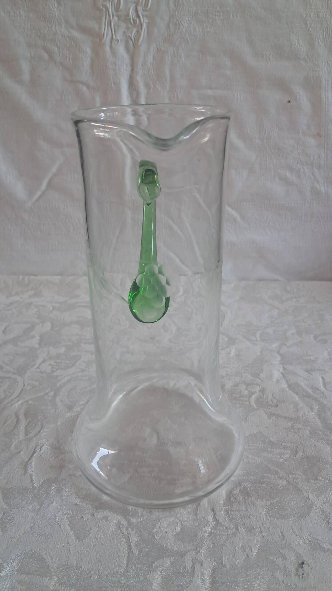 Carafe et 12 verres Service vin d'Alsace