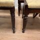 Ensemble de 6 chaises de salle à manger anciennes en acajou