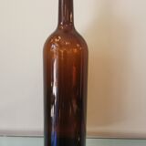 Vintage xxl bottle (46cm)in amber blown glass