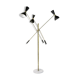 Moonlight Floor Lamp 3 Arms Black
