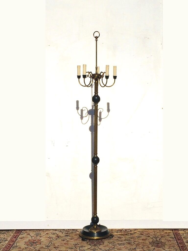 Floor lamp " Hollywood Regency ". Vintage