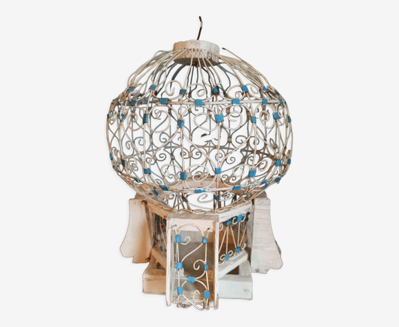 Cage à oiseaux tunisienne vintage