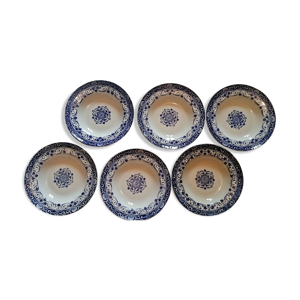 Lot 6 assiettes creuses J.Vieillard