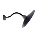 Industrial swan neck sconce