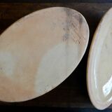 Large Alsatian terrine in ochre terracotta