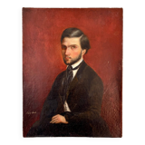 Oil portrait on canvas, 1842