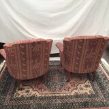 Pair of shepherd armchairs