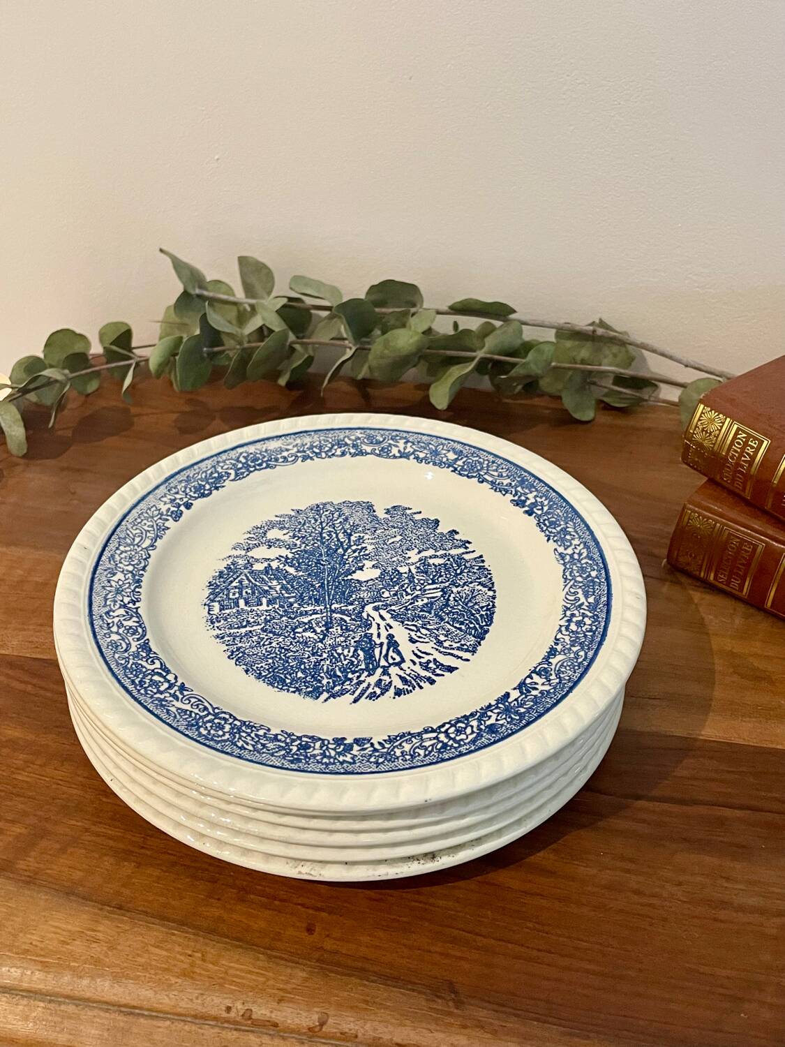 Lot de 6 assiettes à dessert