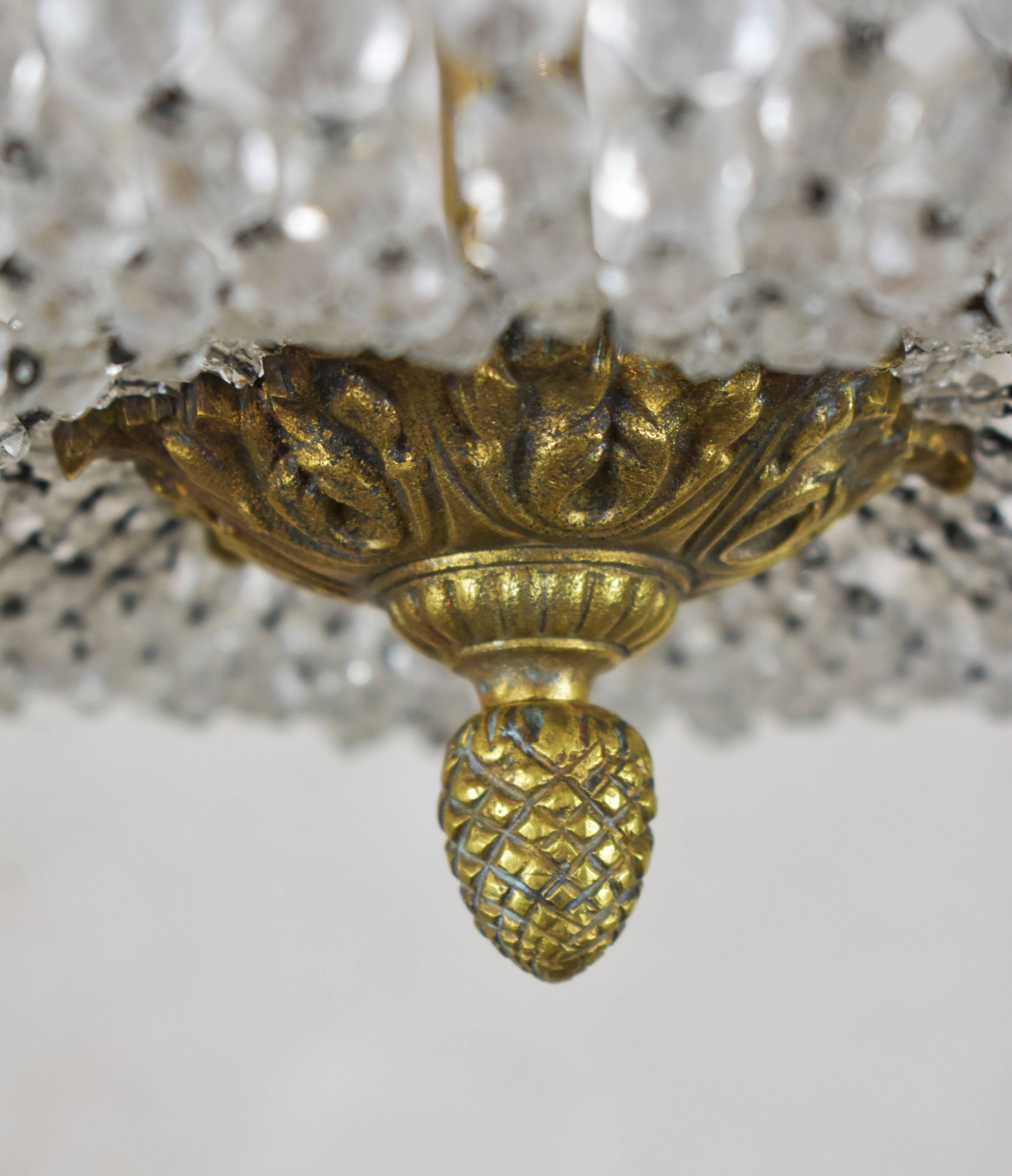 Napoleon-style tassel chandelier