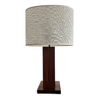 70s wooden lamp