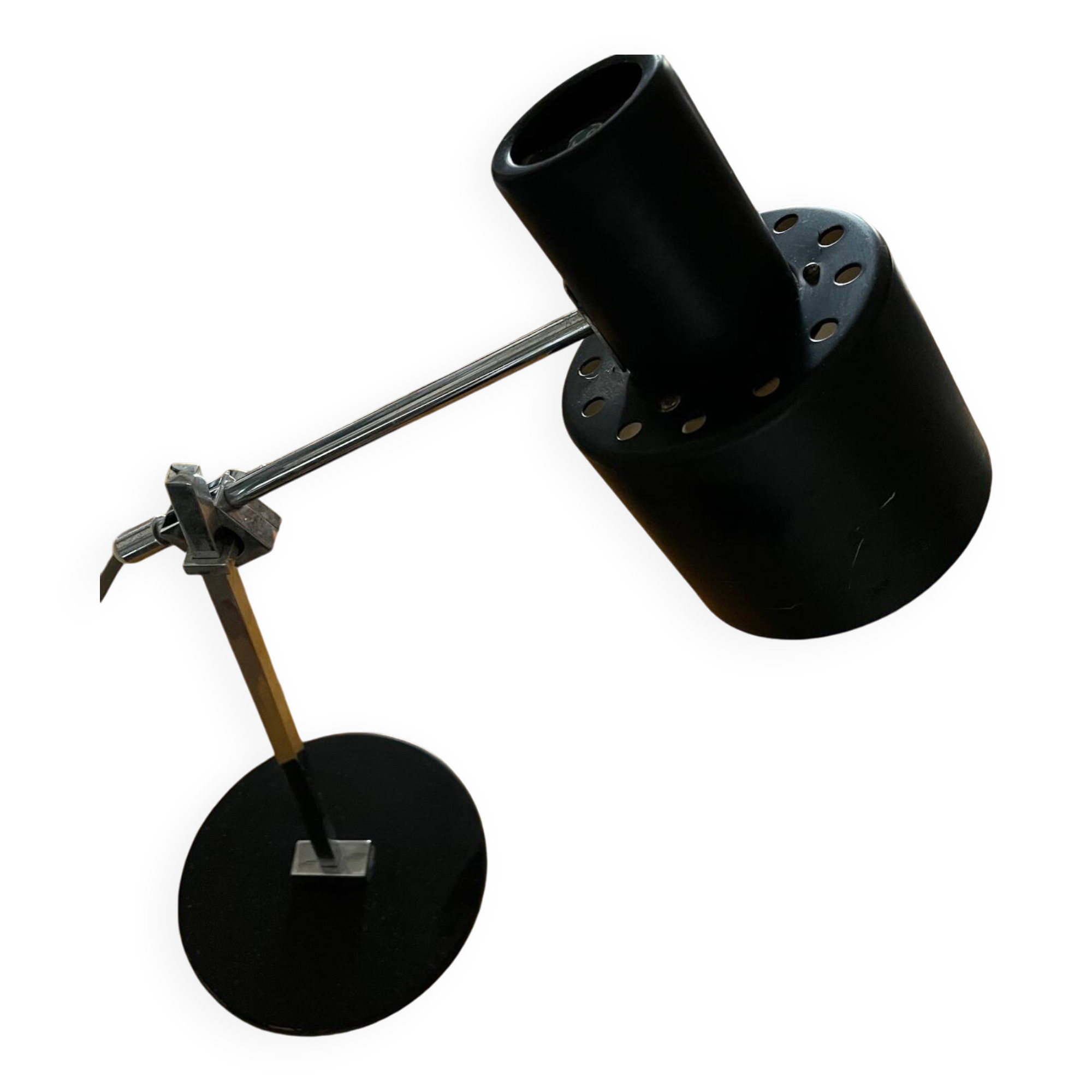 Black vintage desk lamp