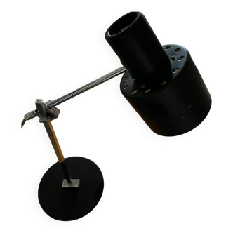 Lampe de bureau vintage noire
