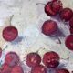 Oil painting on canvas "the cherries" signed g. mourlon