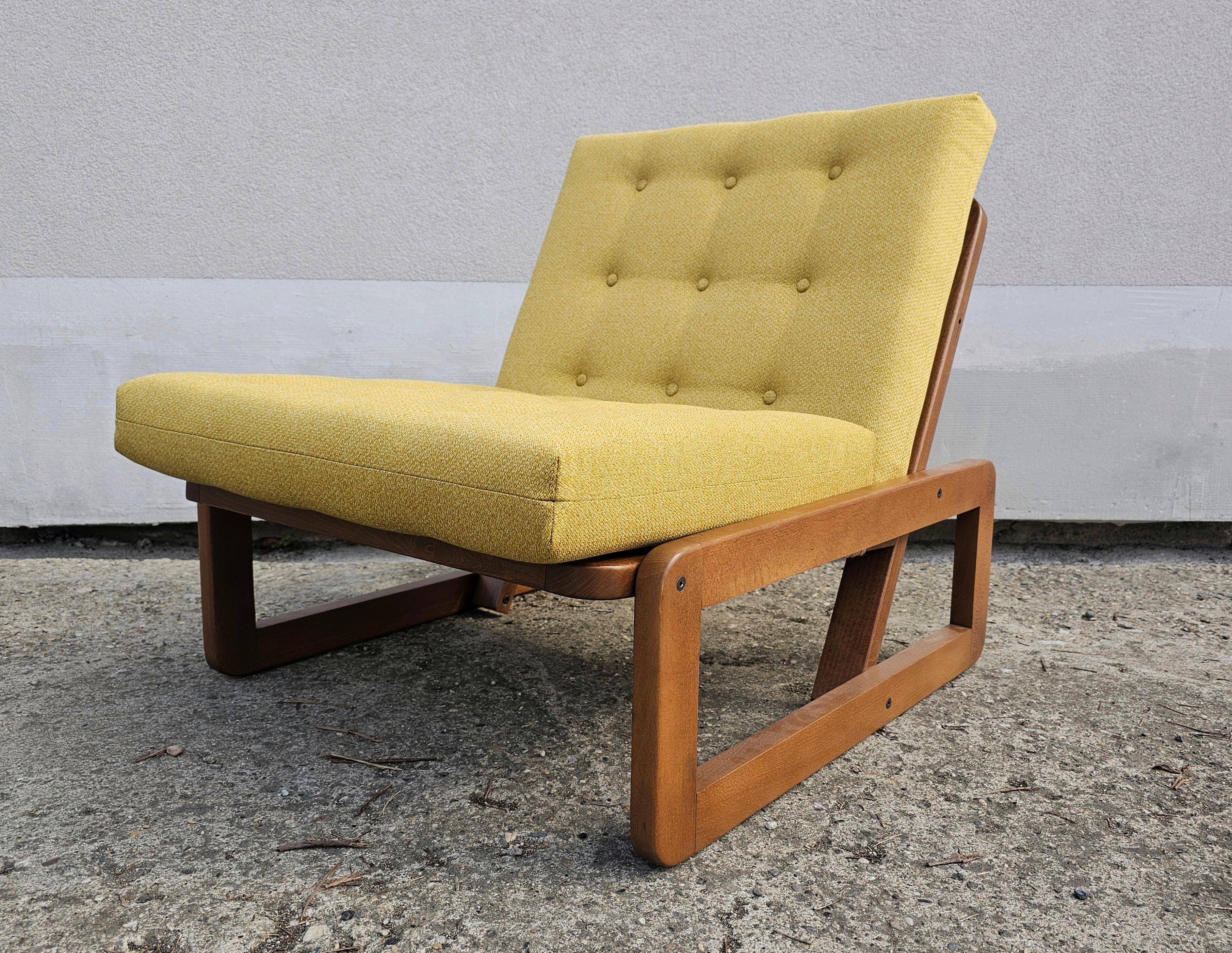 Pair of Mid Century Modern lounge chairs by Branko Ursic for Stol Kamnik.