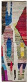 Handwoven Turkish Recycled Boho Rug 95 cm x 324 cm