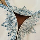 Suite de 3 assiettes St Amand Lebacqz & Bouchart "Colombier"
