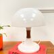 Lampe à poser blanche champignon vintage