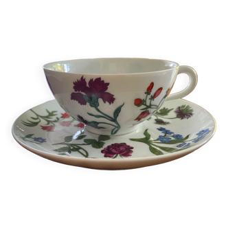 Tasse cafe et coupelle Porcelaine de Paris Limoges