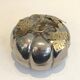 Silver-plated and brass pumpkin ice bucket