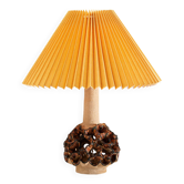 Ceramic decorated table lamp