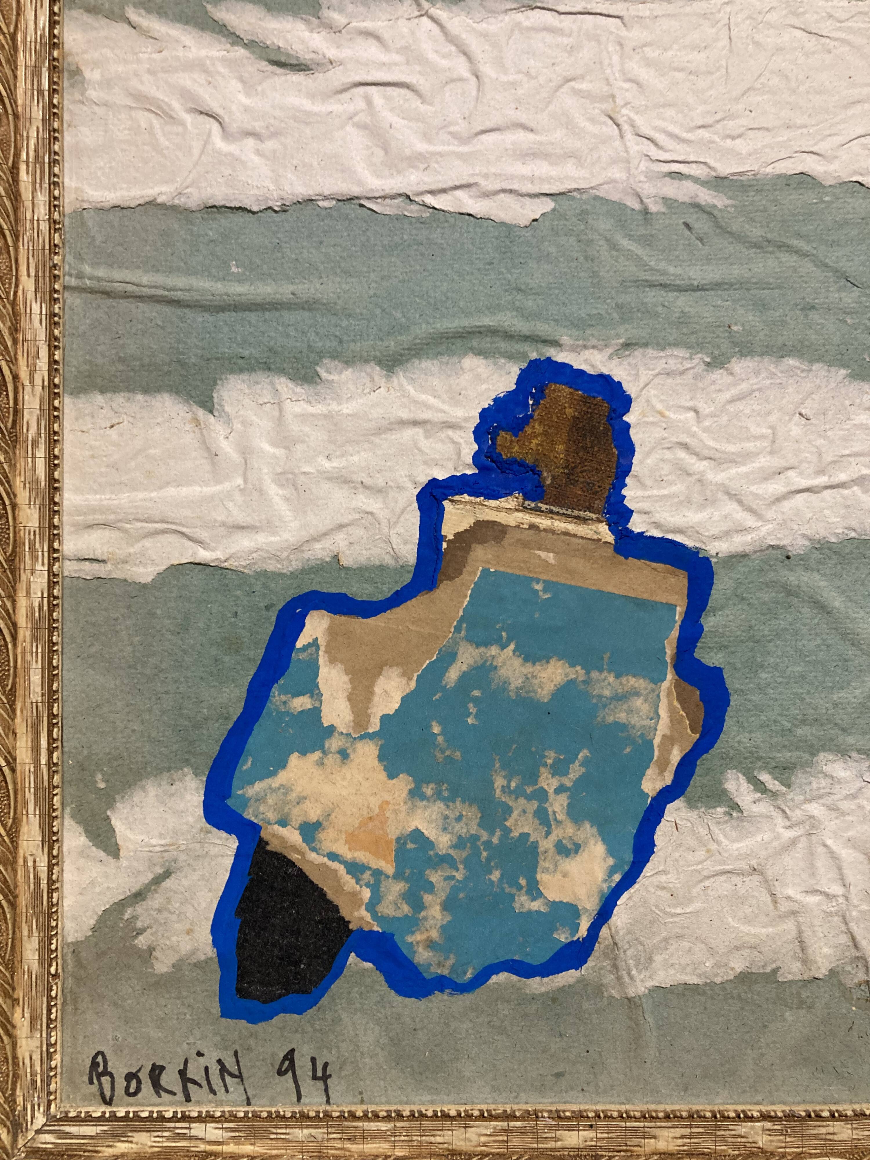 Borkin (born 1932), Constellation, Paper Collage, 1994