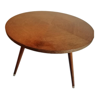 Scandinavian pedestal table 60's