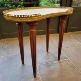 Carrara marble kidney table