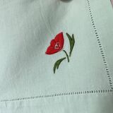 Serviettes vintage brodées