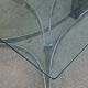 1970s glass and chrome table, 300 cm, for 12 people.