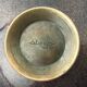 Brown and White Lacquered Copper Ashtray / Vide-Poche by Del Campo, Italy