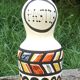 Ceramic pastis bottle signed capron vallauris j48