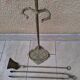 Fireplace accessories and its bronze support