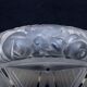 Pair of Art Deco pressed glass wall lights designed 1930
