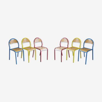 Series of 6 chairs