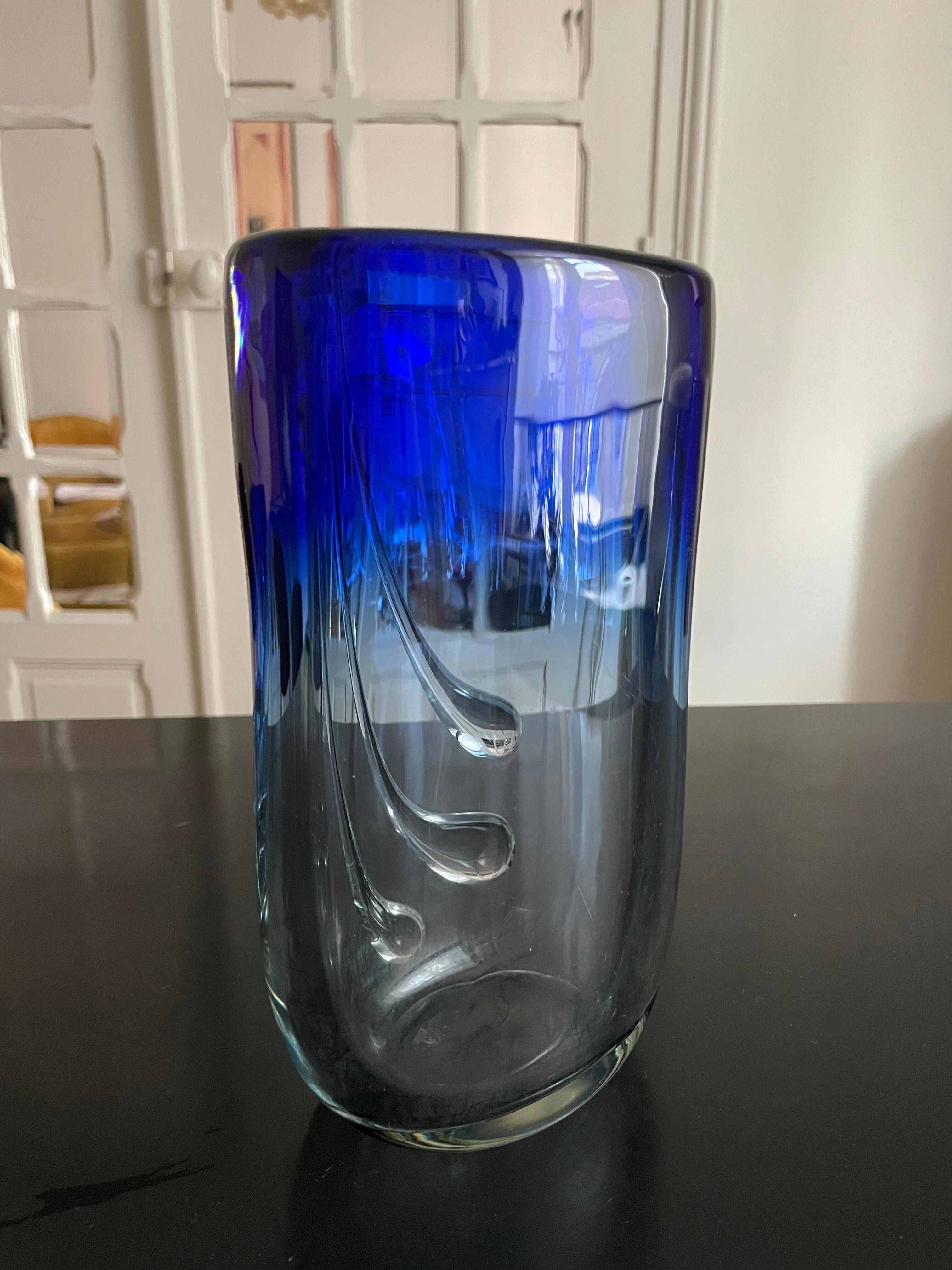 Italian glass vase