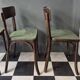 Suite de 4 anciennes chaises Bistrot Baumann Vintage Année 50